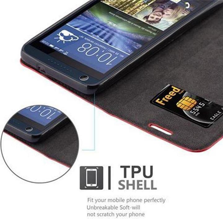 Actual product image Cadorabo Book Invisible Magnet Cover (HTC Desire 626G)
