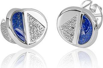 Actual product image Breuning Ear Jewellery - E.Lapis/E.Safir White