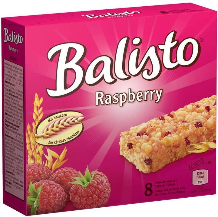 Produktbild Balisto Riegel Raspberry 8 x 20 g (160 g)