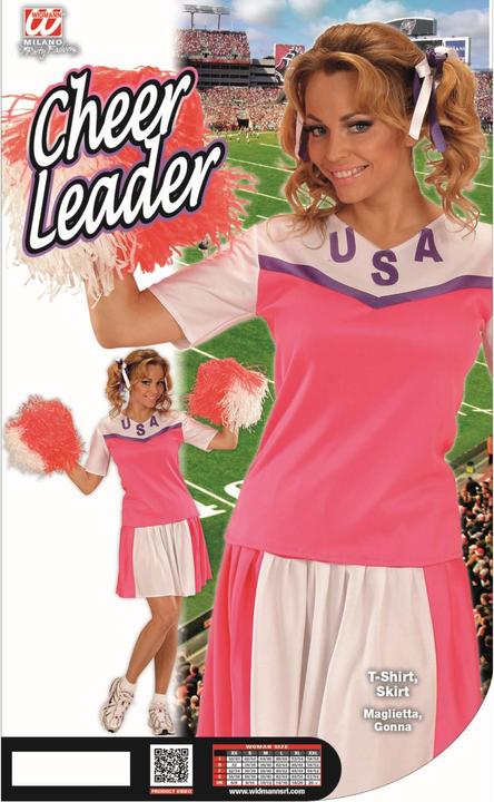 Actual product image Widmann CHEERLEADER (top, skirt), S (S)