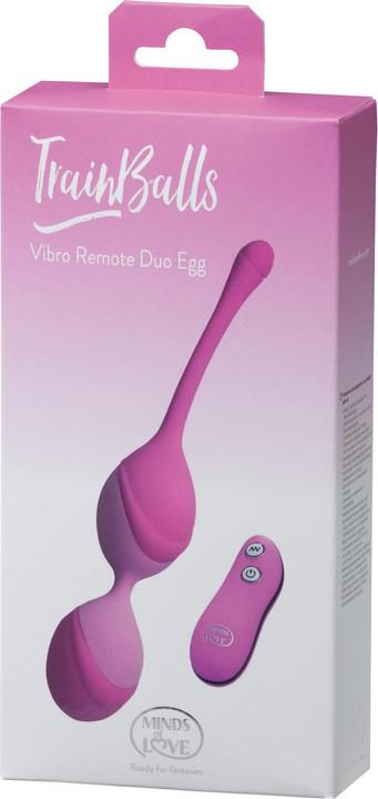Minds of Love TrainBalls Vibro Remote Duo Egg rosa