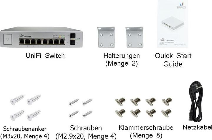 Actual product image Ubiquiti Us-8-150w (10 Ports)