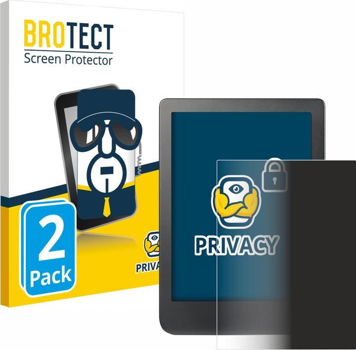 Actual product image BROTECT Anti-spy privacy film Blue light protection film (Clara HD (6"))
