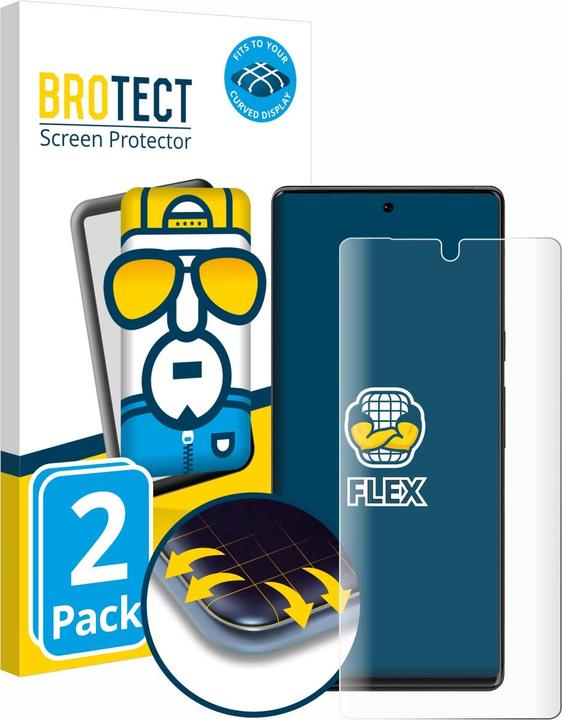 Produktbild BROTECT Full-Cover Displayschutz (2 Stück, Google Pixel 6 Pro)