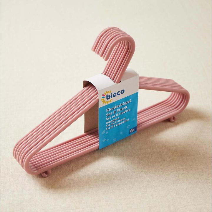 Produktbild Bieco Kleiderbügel rosa (8 x)
