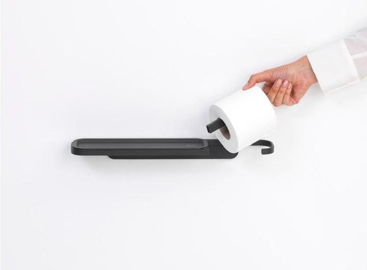 Produktbild Brabantia Toilettenpapierhalter Mindset mit Ablage Anthrazit