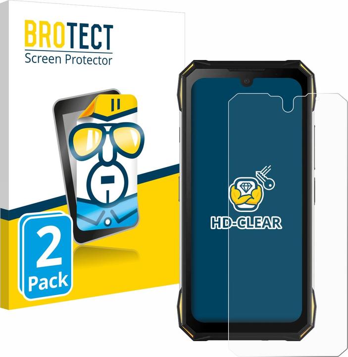 Produktbild BROTECT Schutzfolie Displayschutz Klar (2 Stück, Doogee S89 Pro)