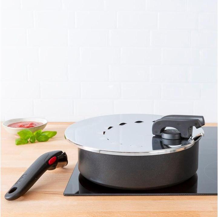 Produktbild Tefal Ingenio G6 Multideckel 20 bis 28cm edelstahl (28 cm, Metall, Kunststoff)