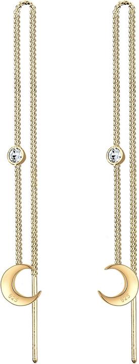 Produktbild Elli Astro, Ear Chain, Halbmond, Solitär-Ohrring (Glaskristall, 925er Sterling Silber)