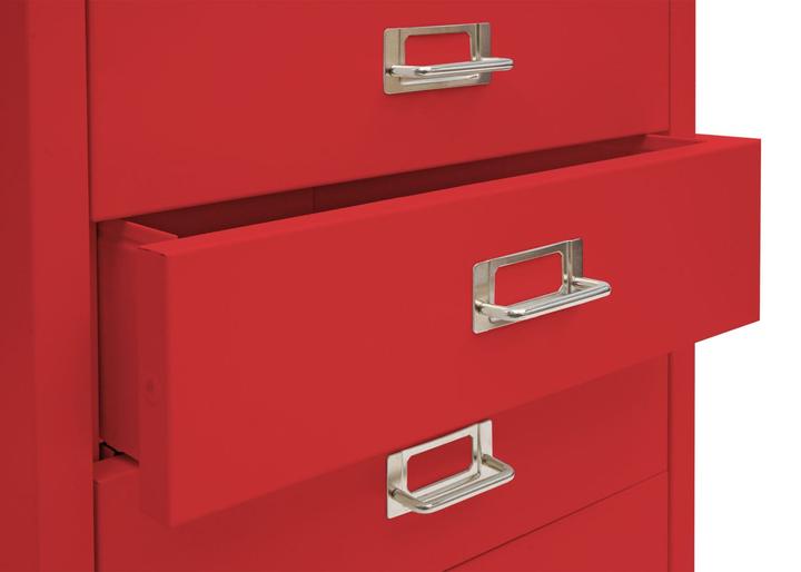 Image du produit Mendler Caisson roulant HWC-L49, métal 75x40x41cm 6 tiroirs, rouge