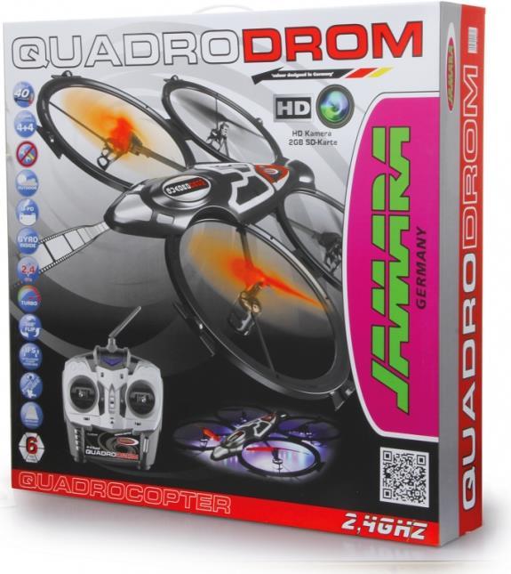 Actual product image Jamara Quadrodrom Quadrocopter w. HD camera (5 min, 838 g)