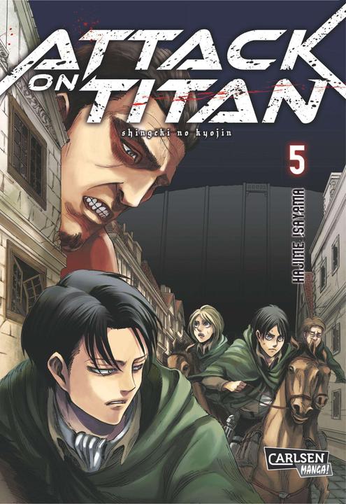 Actual product image Attack on Titan, Band 5 (German, Hajime Isayama, 2014)