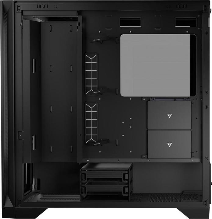 Actual product image Modecom Computer case VOLCANO EXPANSE S MIDI Black (Mini-ITX, mATX)