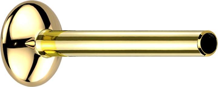Produktbild Star Piercing Micro Threadless UFO Labret-Stab vergoldet (Titan G23, ohne Messing)