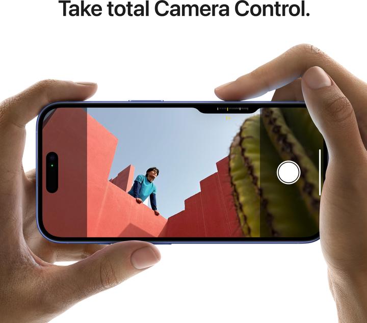 Produktbild Apple iPhone 16 Plus (256 GB, Ultramarine, 6.70", SIM + eSIM, 48 Mpx, 5G)