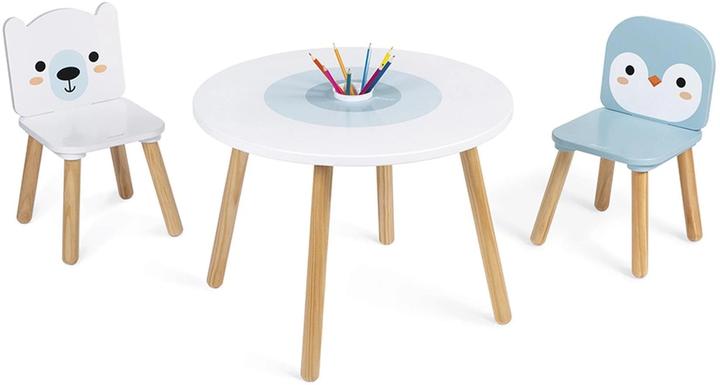 Produktbild Janod Tisch und 2 Stühle Polar (Kindersitzgruppe)