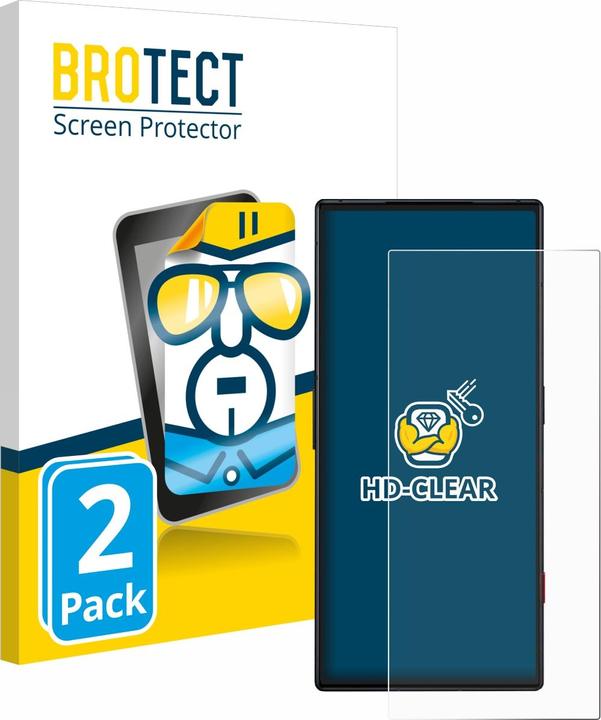 Actual product image BROTECT Screen Protector Clear (2 Piece, ZTE Nubia Red Magic 8S Pro)