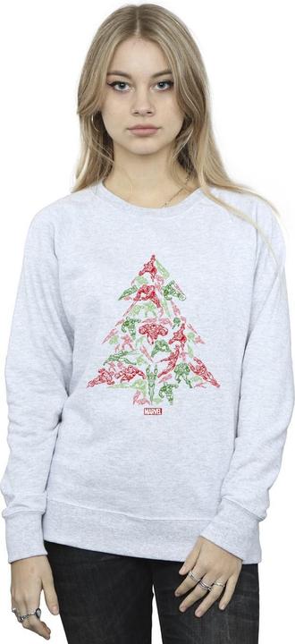 Immagine prodotto Avengers Christmas Tree Felpa Donna (XXL)