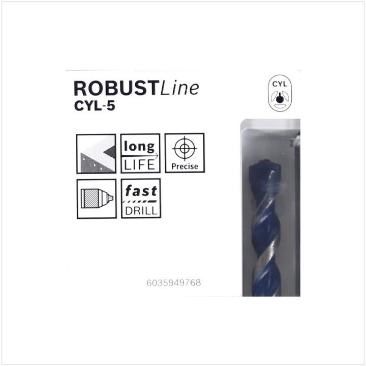 Image du produit Bosch Professional Zubehör Carbure de tungstène Foret hélicoïdal pour béton (4, 5, 6, 8, 10 mm)