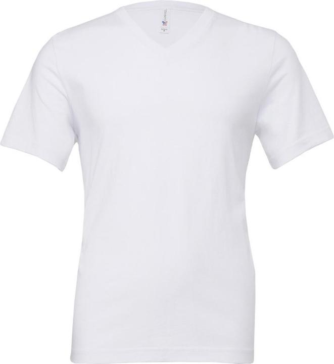 Image du produit Bella Canvas T-shirt en toile avec encolure en V Manches courtes (S, M, L, XL, XXL)