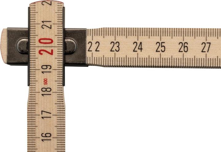 Actual product image Stabila Wooden folding rule type 507 N (M, cm, mm)