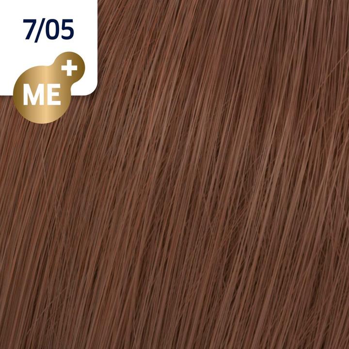 Actual product image Wella Koleston - Pure Naturals 7/05 Mittelblond Natur-Mahagoni (7, 05 Medium blonde natural mahogany)