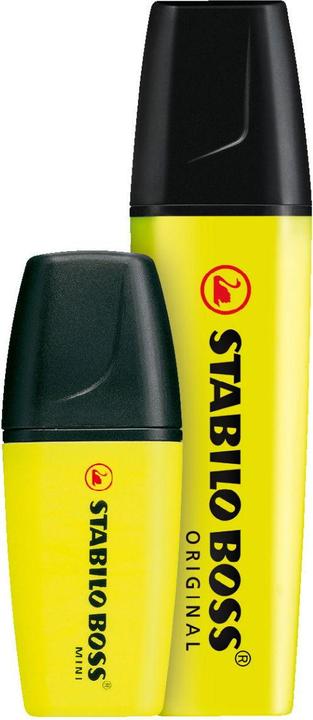 Image du produit STABILO Surligneur BOSS MINI (Orange, Bleu, Vert, Jaune, Pink, 5 mm, 5 x)