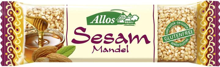 Allos Barretta di sesamo biologico alle mandorle 30 g (30 g)