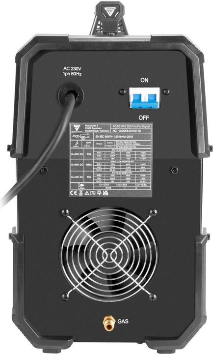 Image du produit Stahlwerk Poste à souder sous protection gazeuse AC/DC TIG 200 Puls Pro Digital Spot 200 A