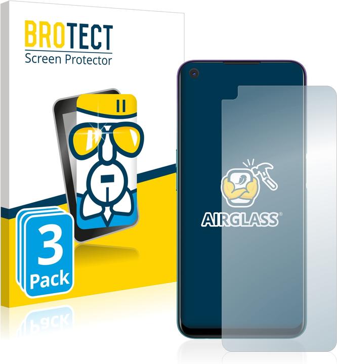 Produktbild BROTECT AirGlass Panzerglasfolie (3 Stück, Oppo A72)
