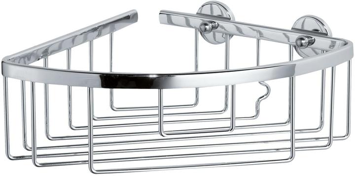 Produktbild tesa ALUXX Duschablage inkl. Klebelösung ohne Bohren (9 x 21.5 x 22 cm)