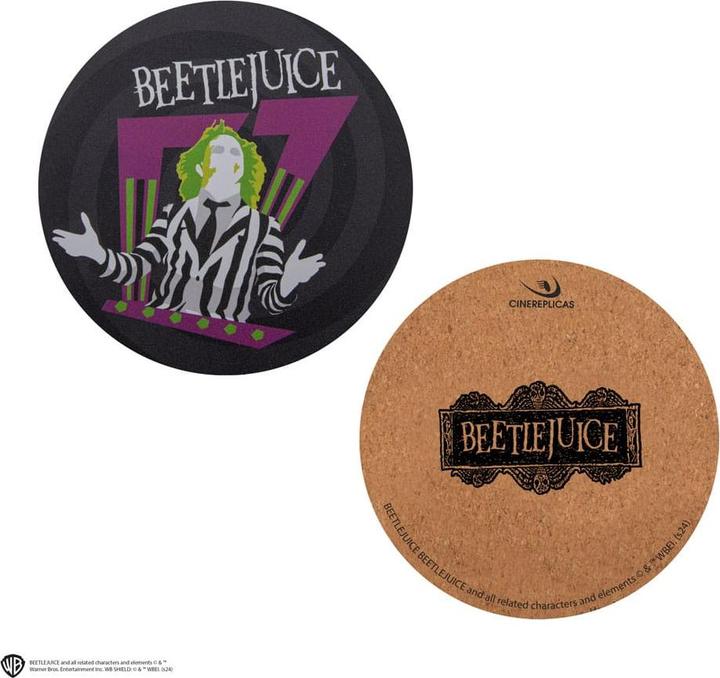 Produktbild Cinereplicas Beetlejuice Untersetzer 4er-Pack (4 x)