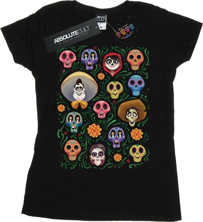 Immagine prodotto Disney Coco Heads Pattern Maglietta Donna (L)