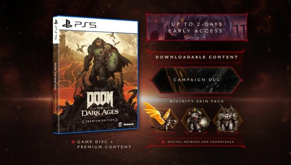 Immagine prodotto Bethesda DOOM: The Dark Ages Premium Edition (PS5, IT)