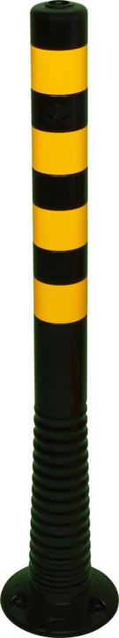 Immagine prodotto HP Autozubehör Palo di sbarramento TPU nero/giallo Ø 80 mm da avvitare con materiale di fissaggio Altezza dal
