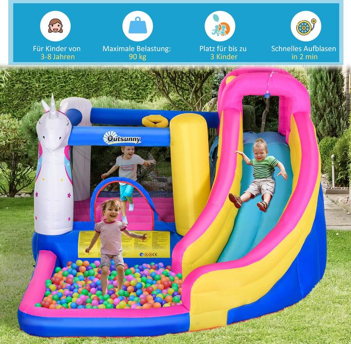 Actual product image Outsunny Children's bouncy castle