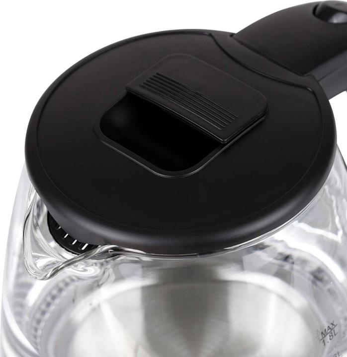 Produktbild Sarcona AG Wasserkocher Schwarz Glas 1,8l 1800W WK10888