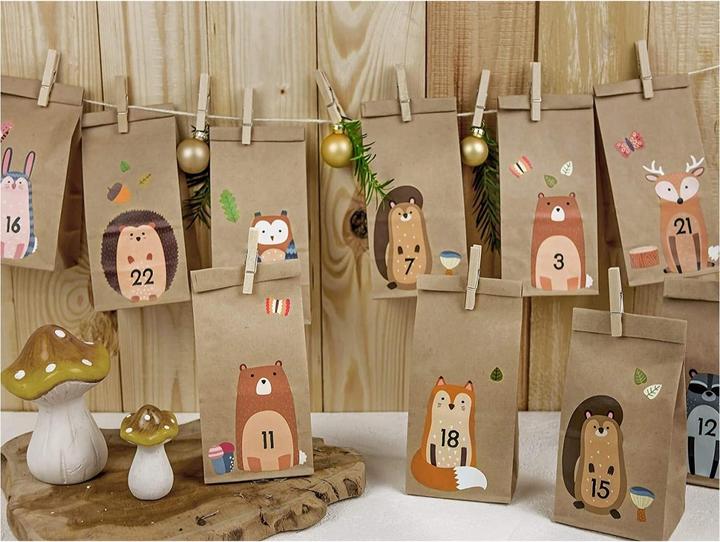 Actual product image Papierdrachen Forest animals