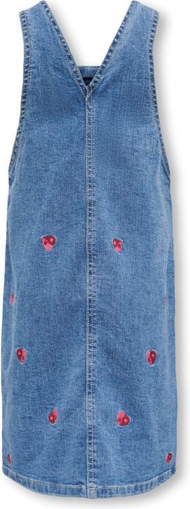 Actual product image Only Normal geschnitten Trapezausschnitt Verstellbare Träger mit Schnalle Kurzes Kleid Jeanskleid (110)