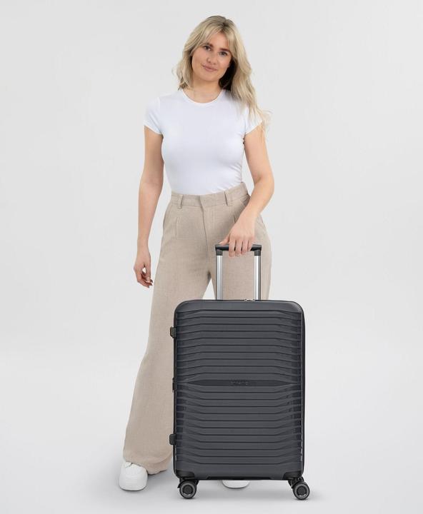 Produktbild Stratic Shine 4 Rollen Trolley 65 cm mit Dehnfalte (69 l, M (50 - 90l))