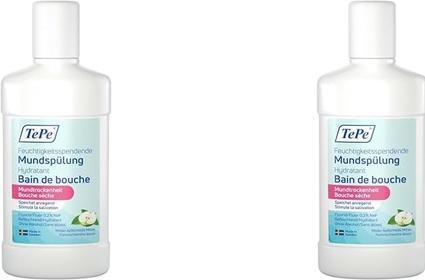 Produktbild TePe Feuchtigkeitsspendende Mundspühlung, milder Apfel-Minzgeschmack (500 ml, Mundspülung)