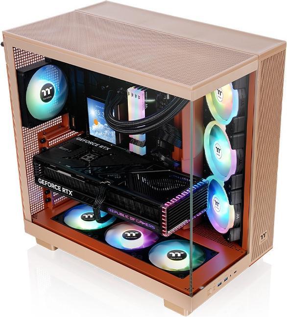 Produktbild Thermaltake Tt View 380 XL TG ARGB Gravel Sand (Mini-ITX, ATX, mATX)