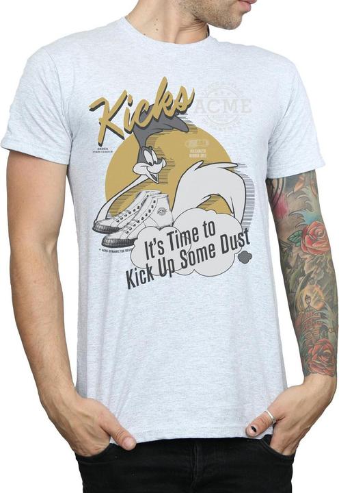 Actual product image Looney Tunes Mens Road Runner Kicks T-Shirt (S)