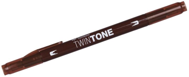 Actual product image Tombow Twintone fiber pen (41, Chocolate, 1 x)