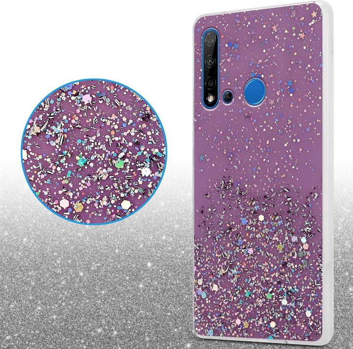 Actual product image Cadorabo TPU cover sparkling glitter (Huawei Nova 5i, Huawei P20 Lite (2019))