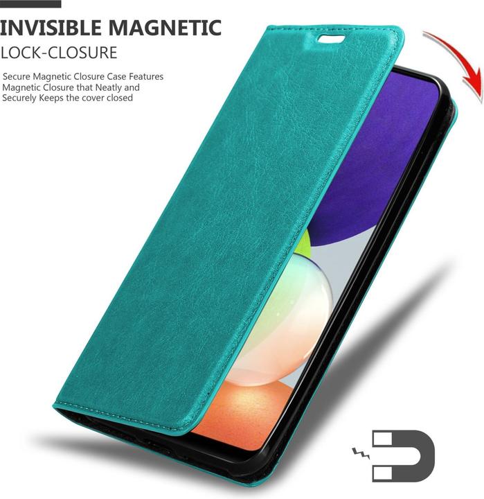 Actual product image Cadorabo Book Invis. Magnet sleeve (Samsung Galaxy M22, Samsung Galaxy A22, Samsung Galaxy A32)