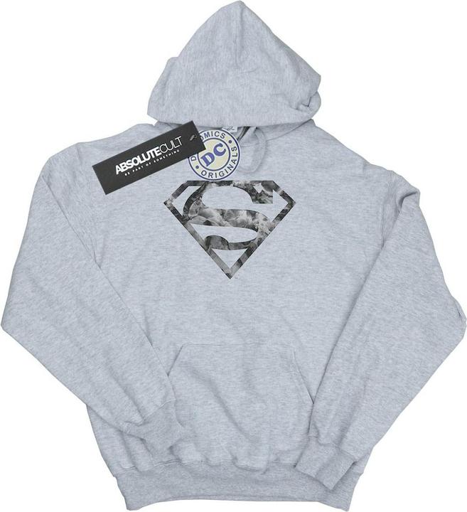 Actual product image Womens/Ladies Superman Marble Logo Hoodie (S)