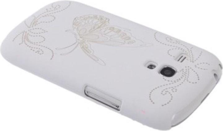 Produktbild König Design Schutzhülle Hard Case Hülle für Handy Samsung Galaxy mini / i8190 / i8195 / i8200 weiss (Samsung Galaxy S3 Mini)