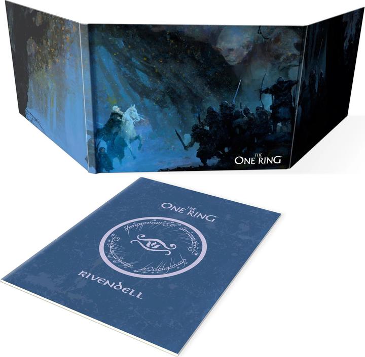 Actual product image FreeLeague The One Ring RPG Loremaster/'s Screen & Rivendell Compendium (English)