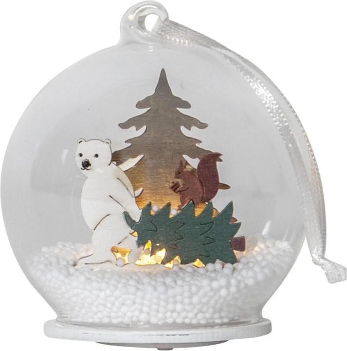 Star Trading Boule lumineuse décorative LED Forest Friends 9 cm, Multicolore